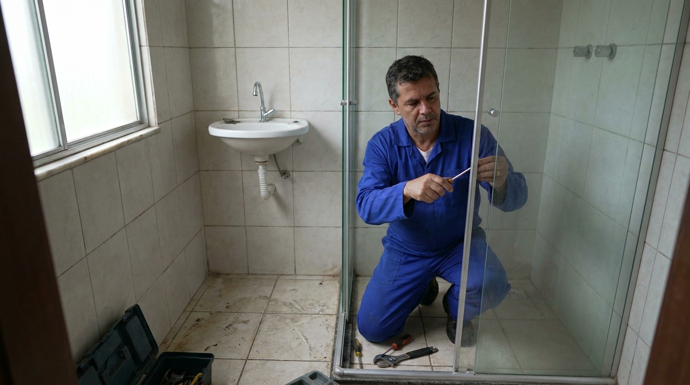 Troca de Roldanas e Trilhos em Salvador‑BA